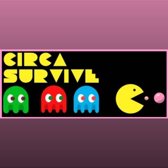 Other - Circa survive Pac-Man tee. Tomb Raider Rare